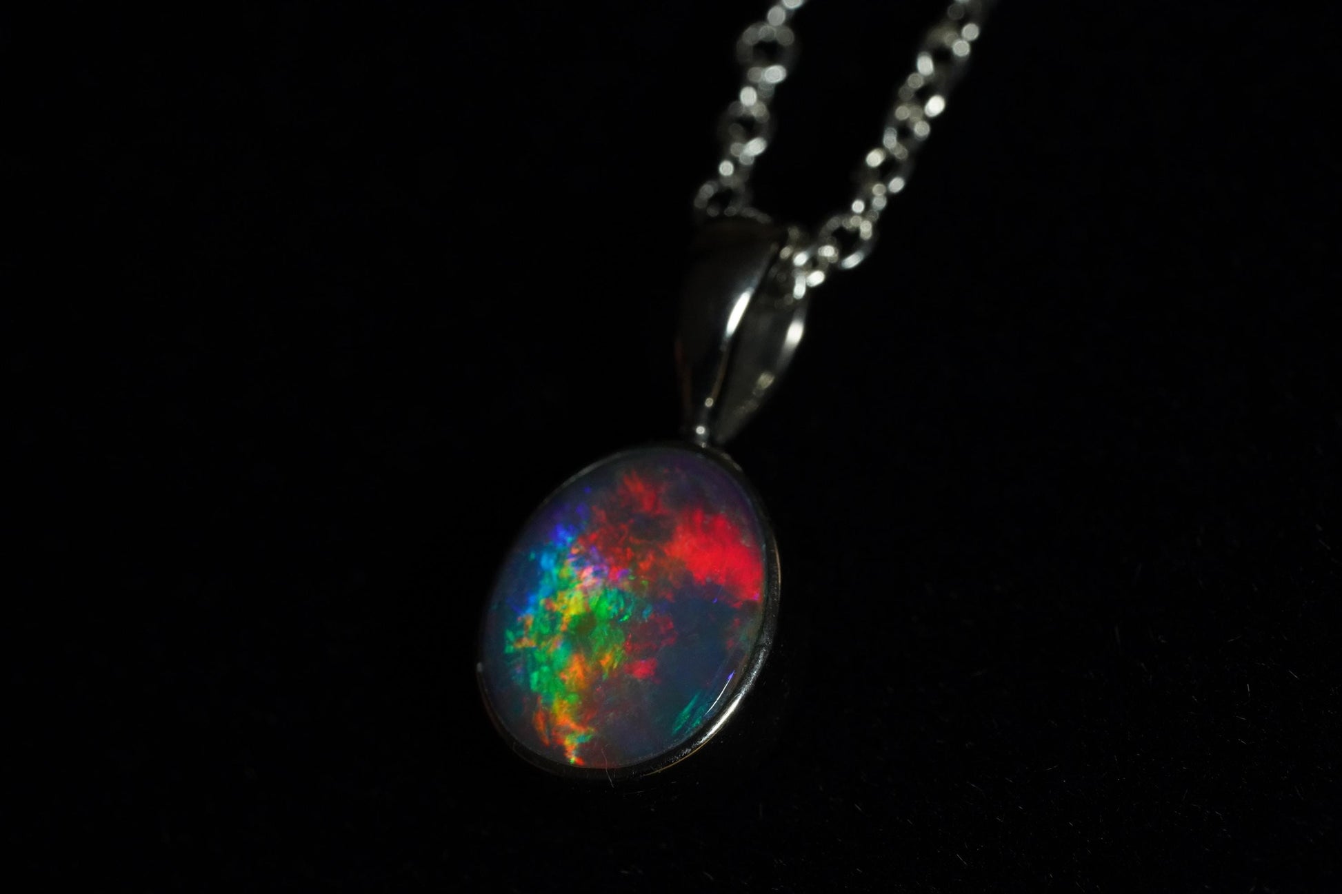 Australian Opal Pendant | Gift For Women October Birthstone