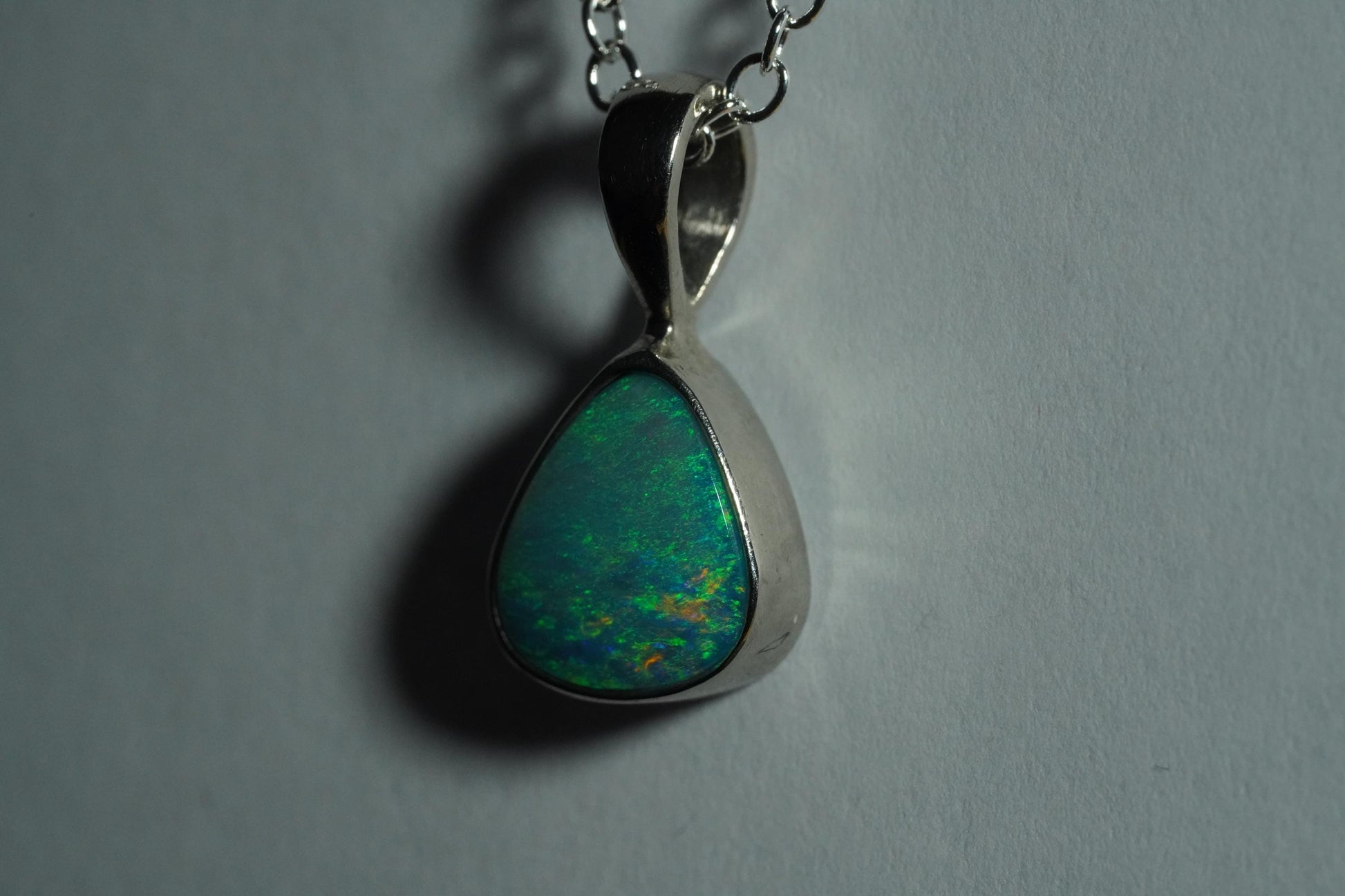 Australian Opal Pendant | Gift For Women October Birthstone