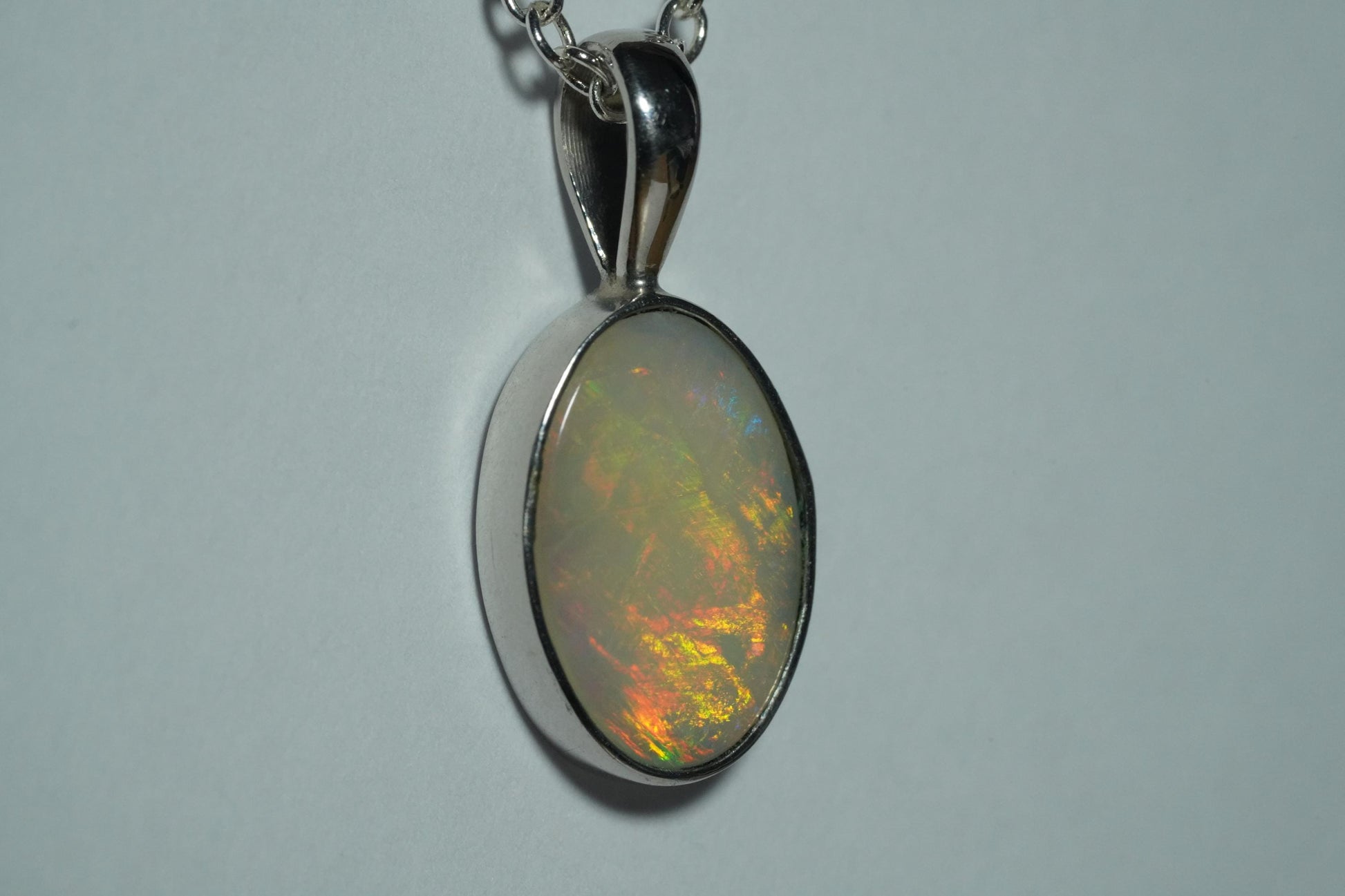 Australian Opal Pendant | Gift For Women October Birthstone
