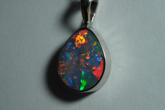 Australian Opal Pendant | Gift For Women October Birthstone