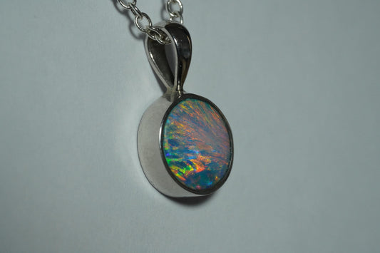 Australian Opal Pendant | Gift For Women October Birthstone