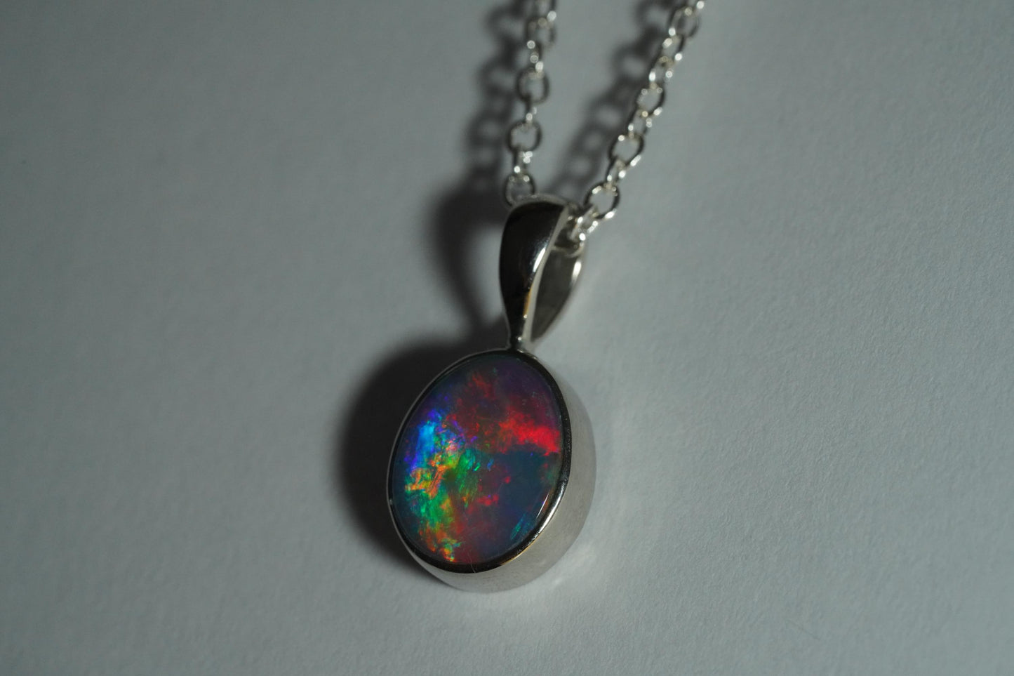 Australian Opal Pendant | Gift For Women October Birthstone