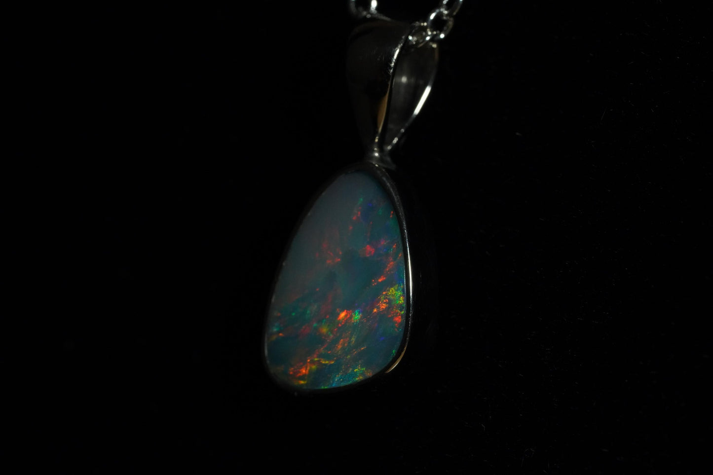 Australian Opal Pendant | Gift For Women October Birthstone