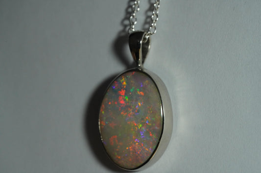 Australian Opal Pendant | Gift For Women October Birthstone