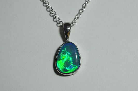 Australian Opal Pendant | Gift For Women October Birthstone