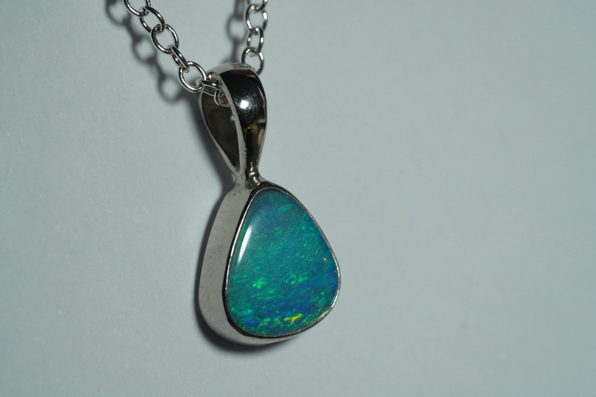 Australian Opal Pendant | Gift For Women October Birthstone