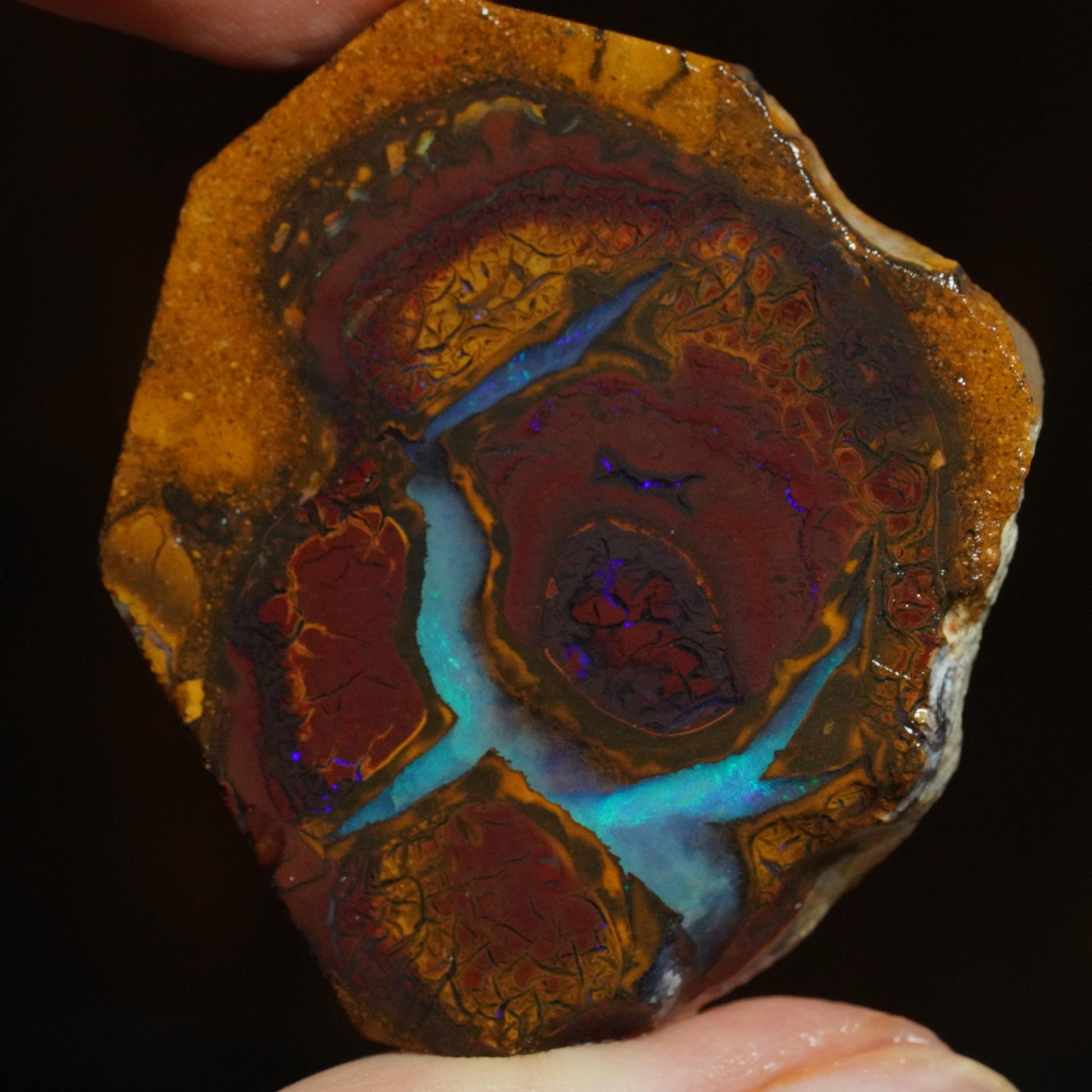 Boulder Opal Slab