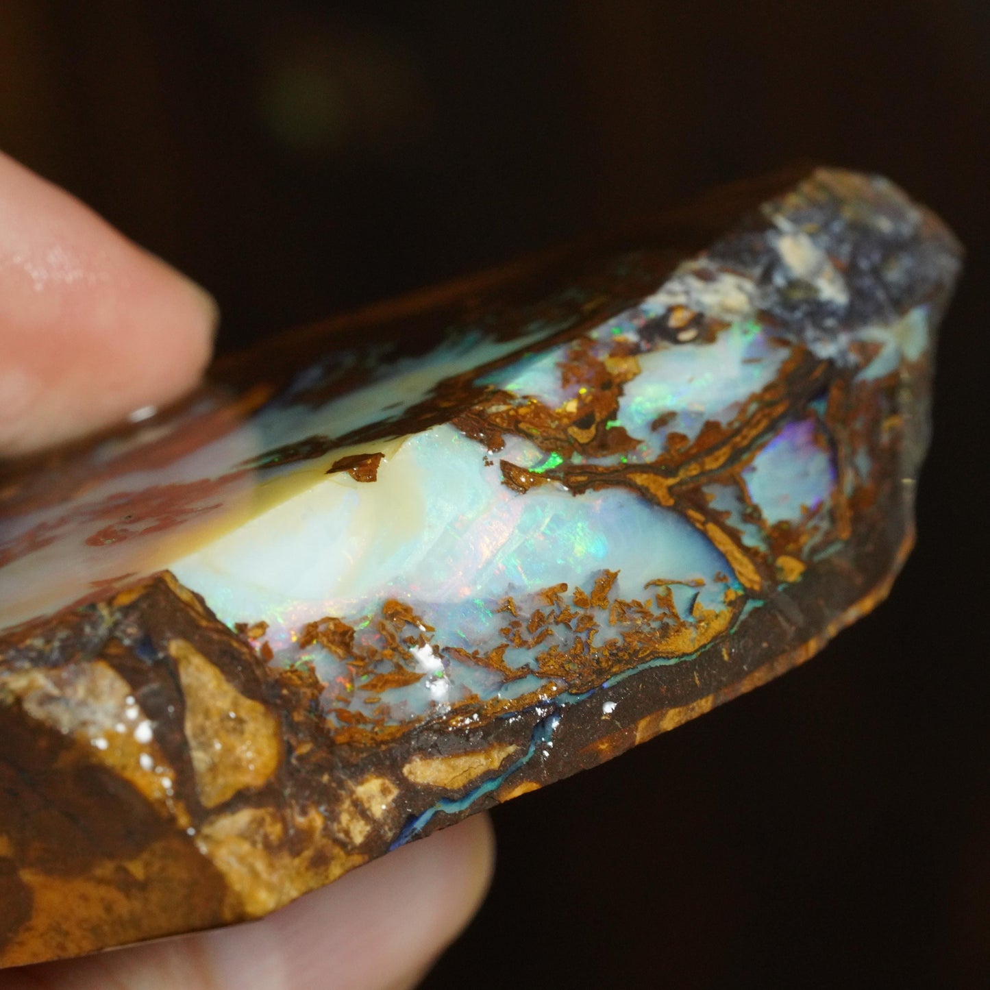 Boulder Opal Slab
