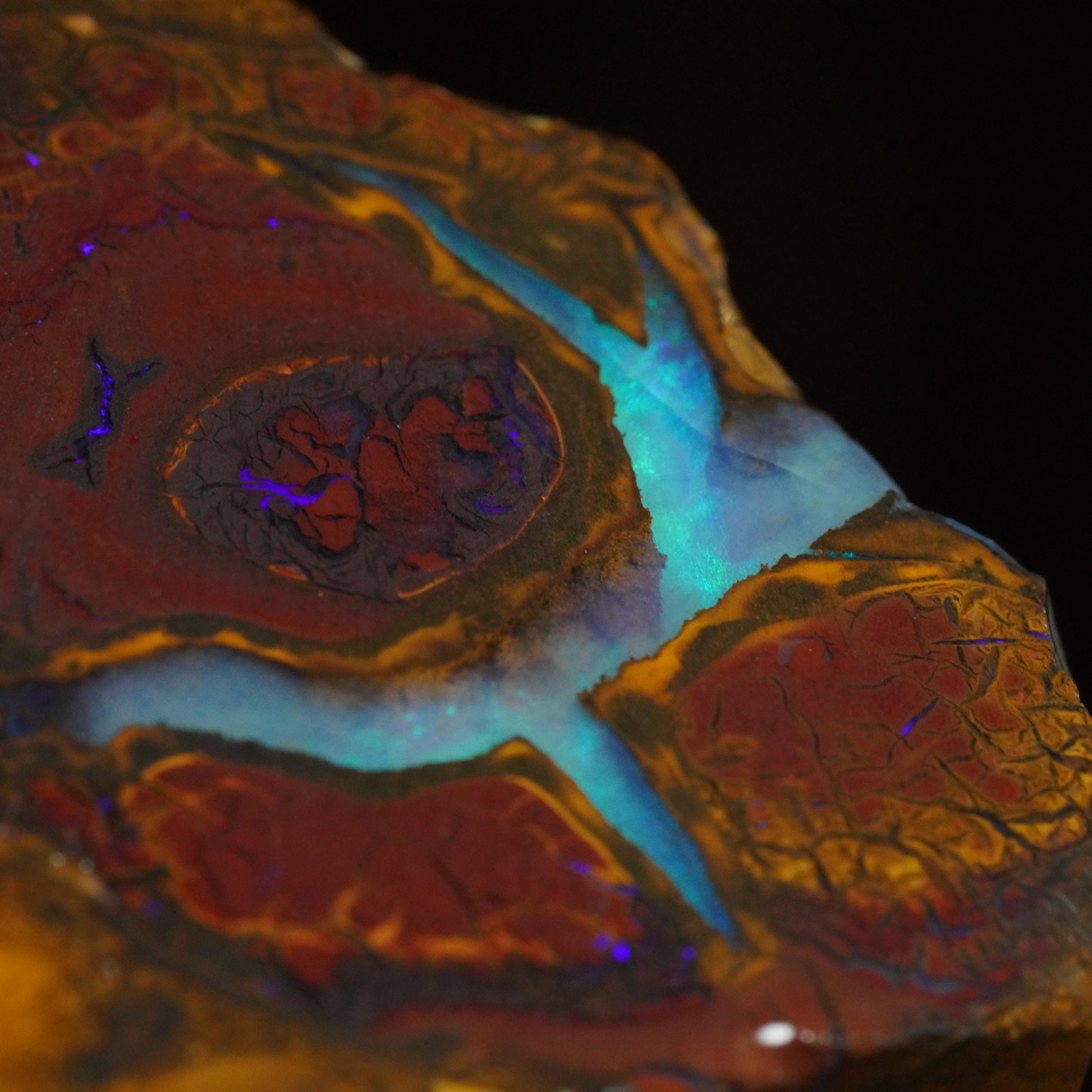 Boulder Opal Slab