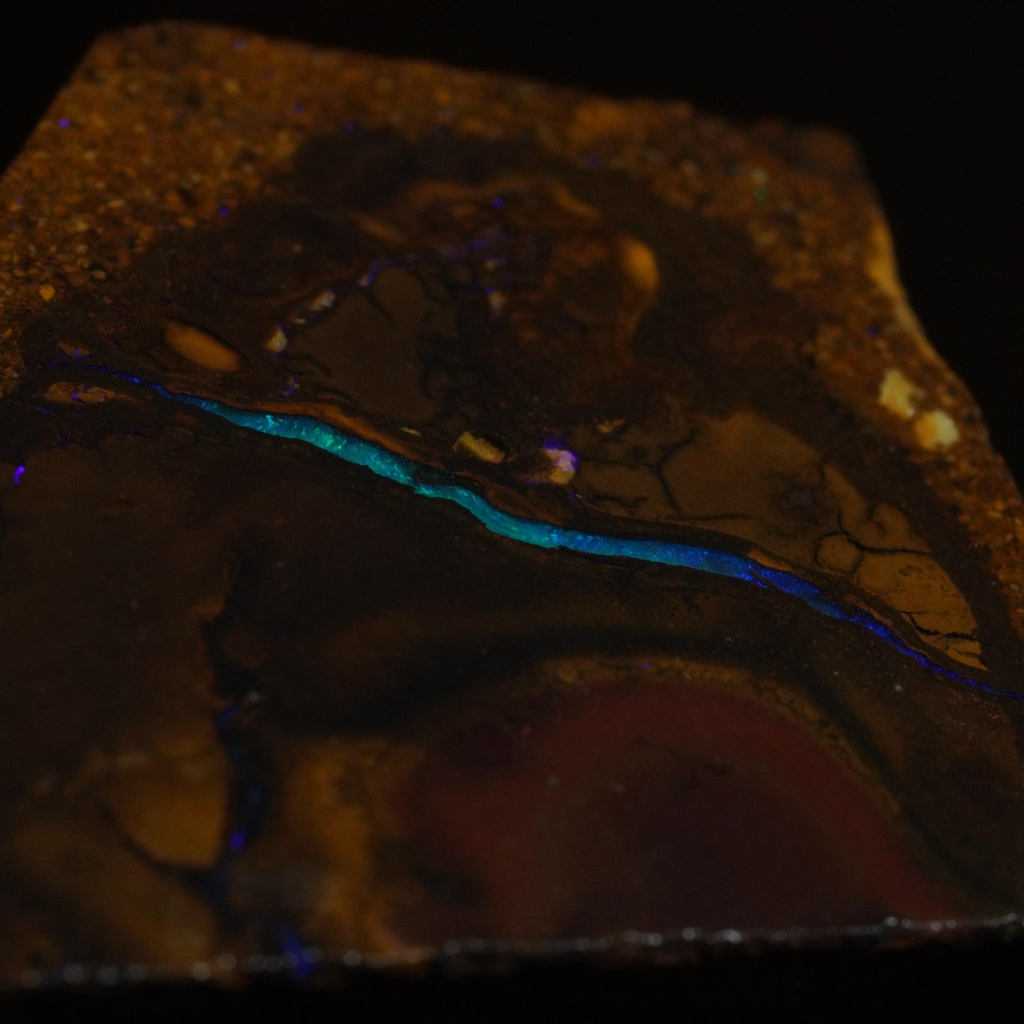 Boulder Opal Slab