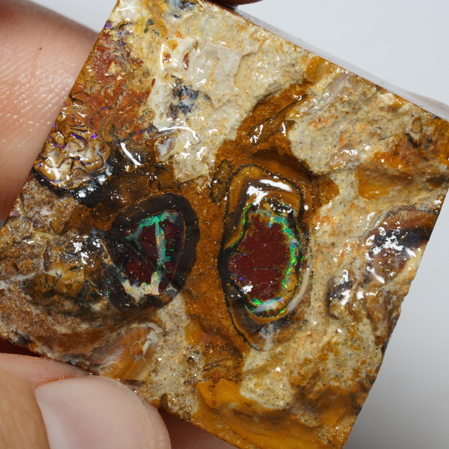 Boulder Opal Slab