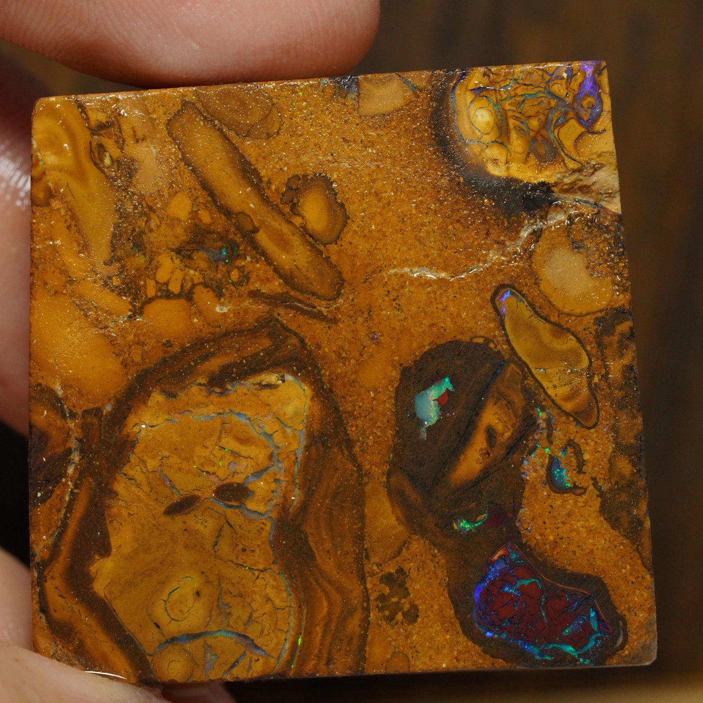 Boulder Opal Slab
