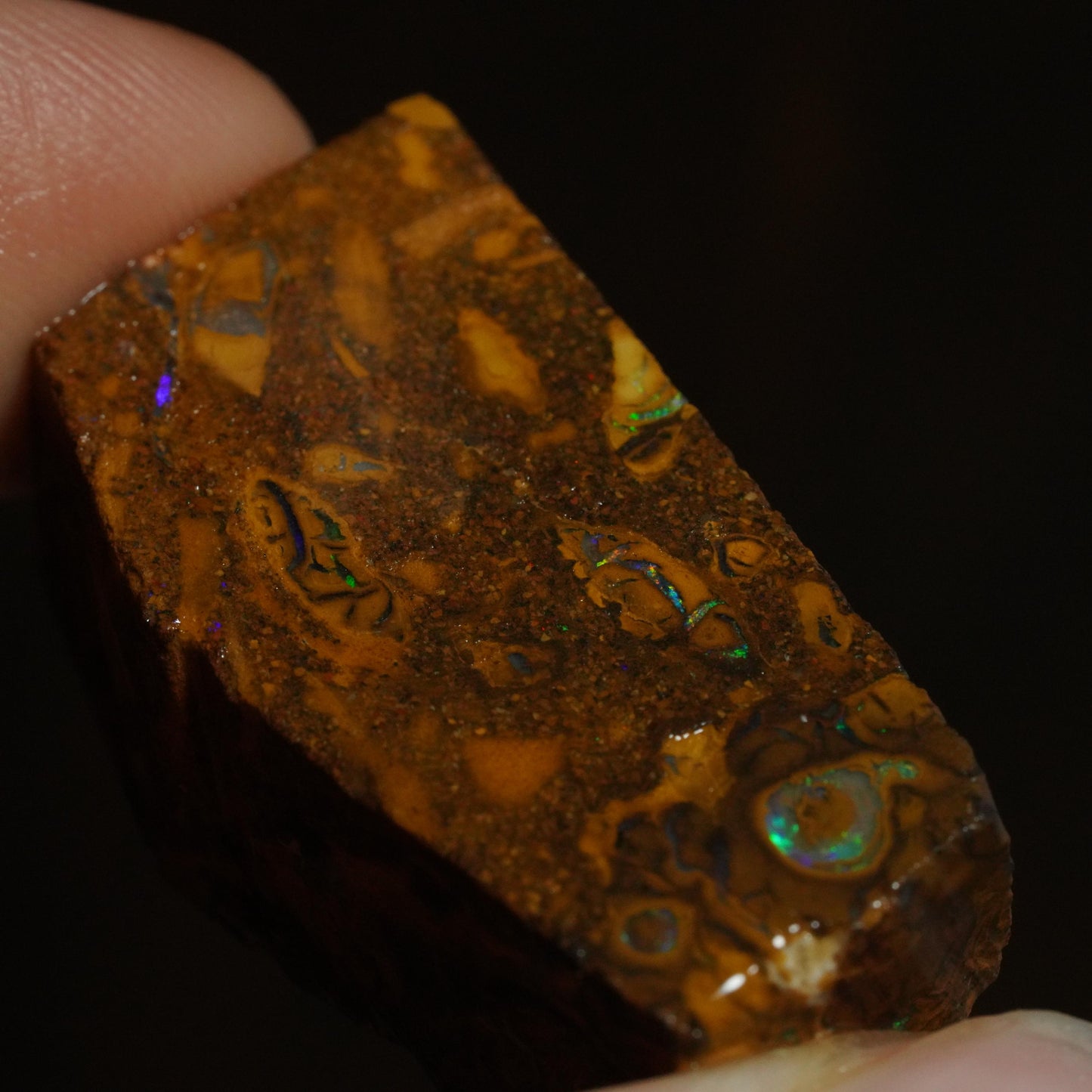Boulder Opal Slab