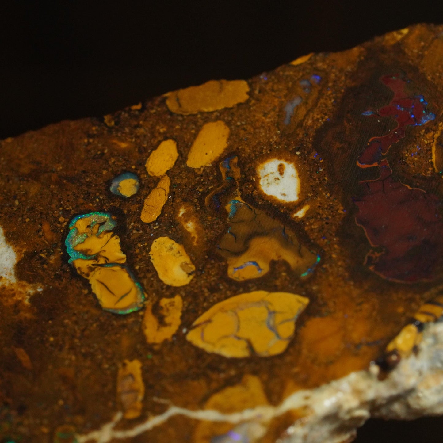Boulder Opal Slab