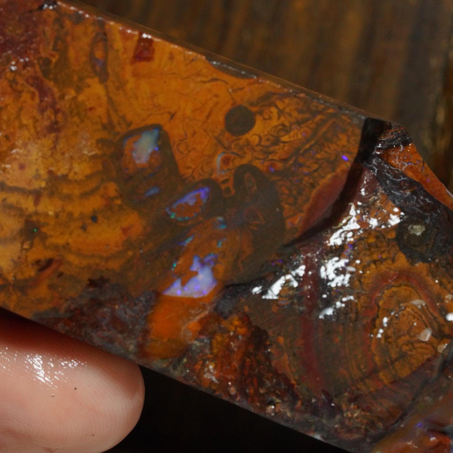 Boulder Opal Slab