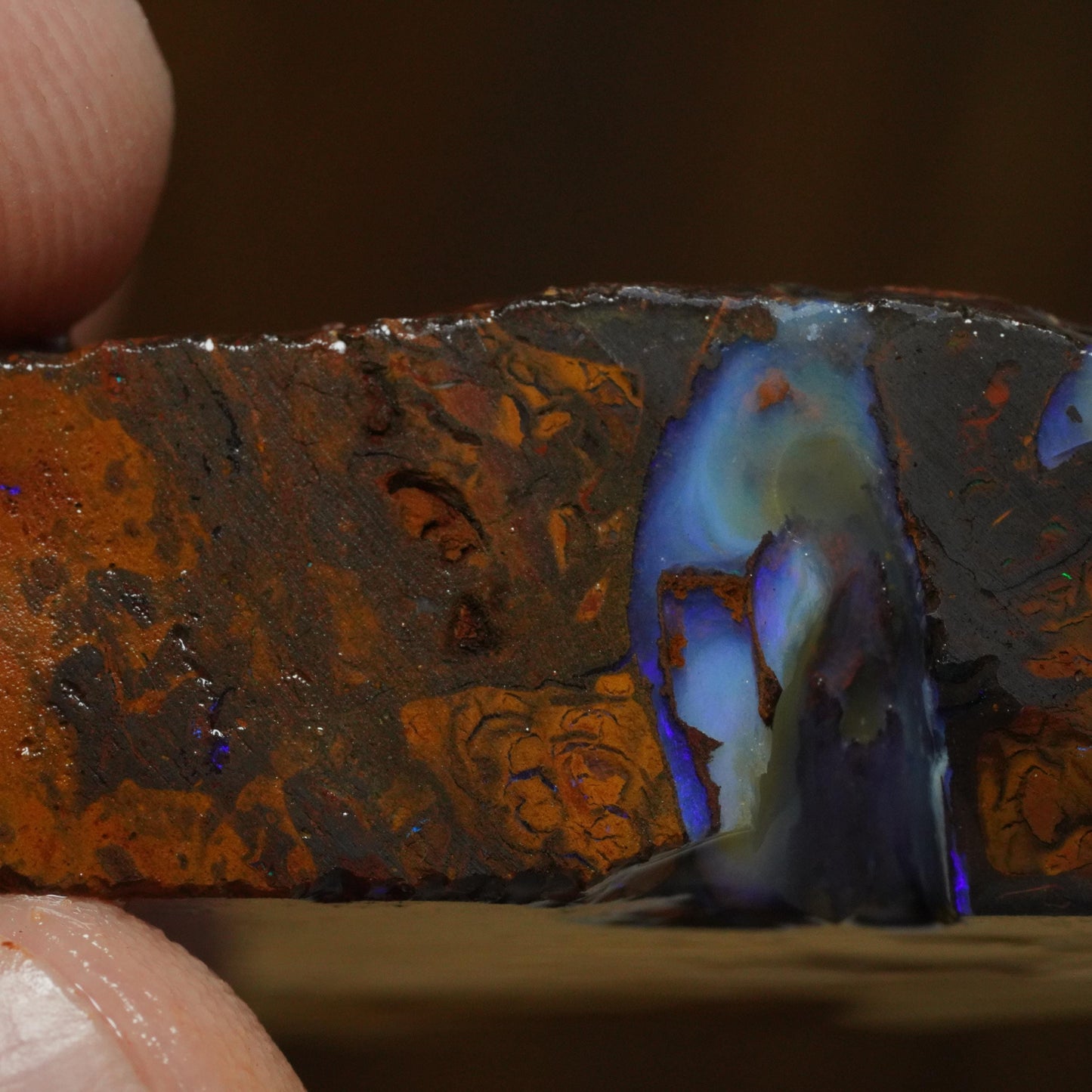 Boulder Opal Slab