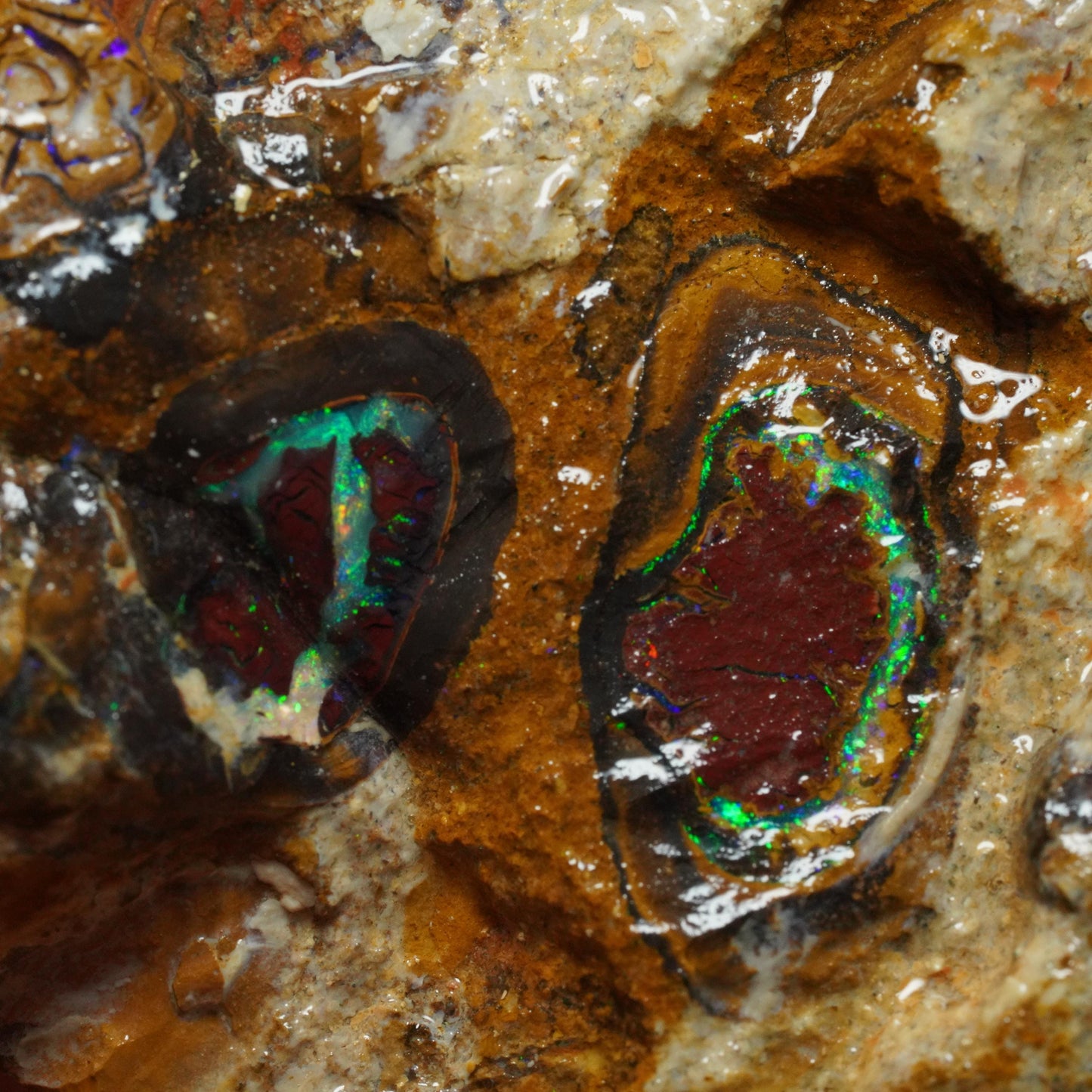 Boulder Opal Slab