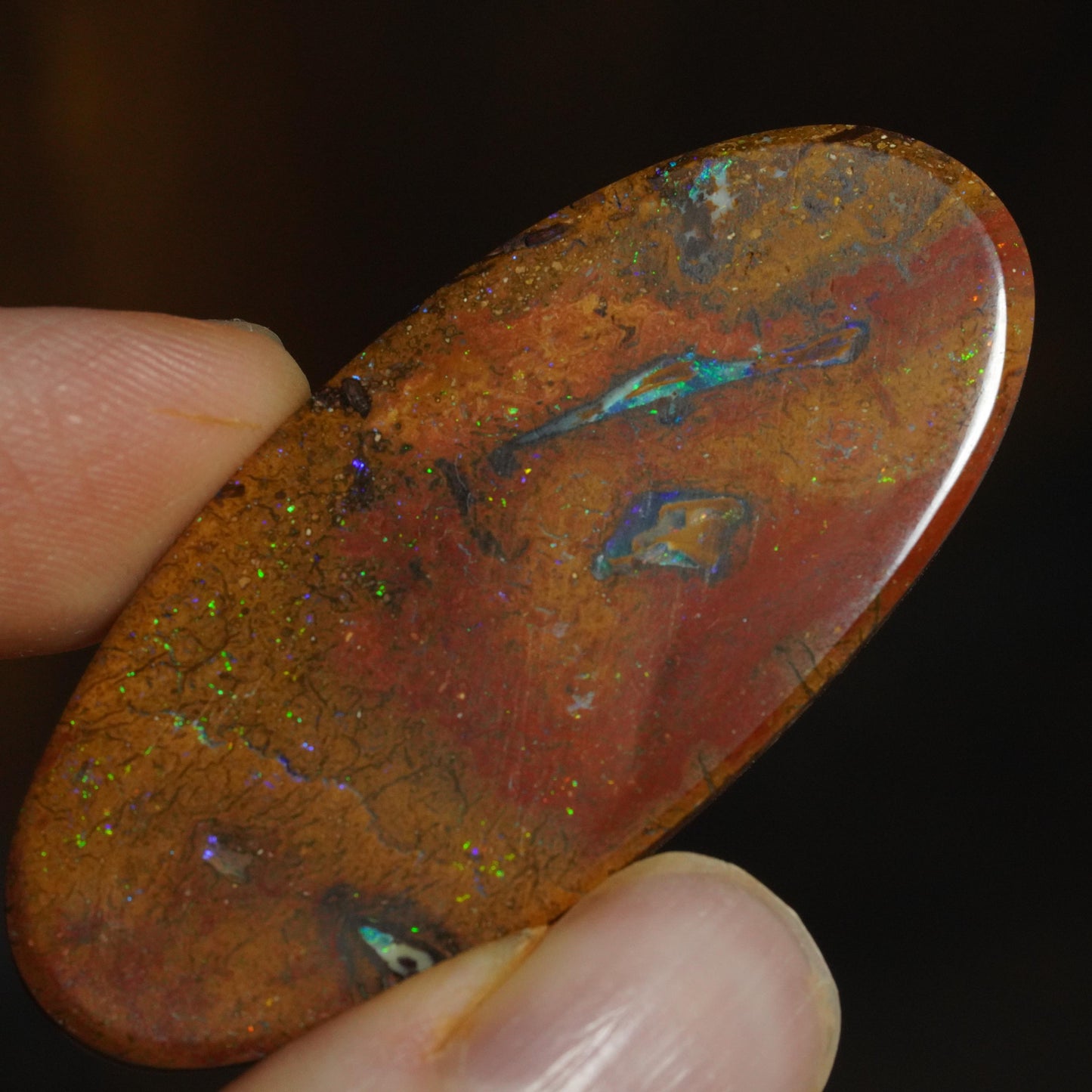 Boulder Opal Cut Stone