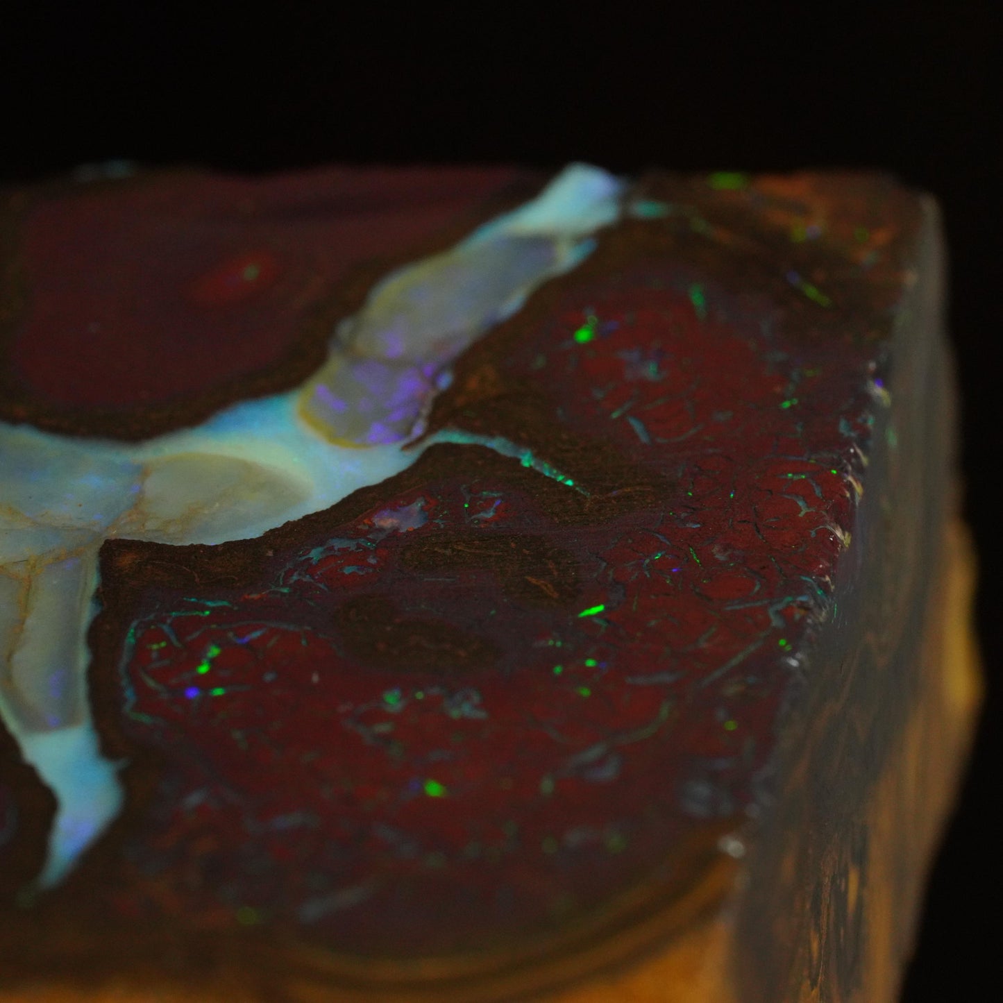 Boulder Opal Slab
