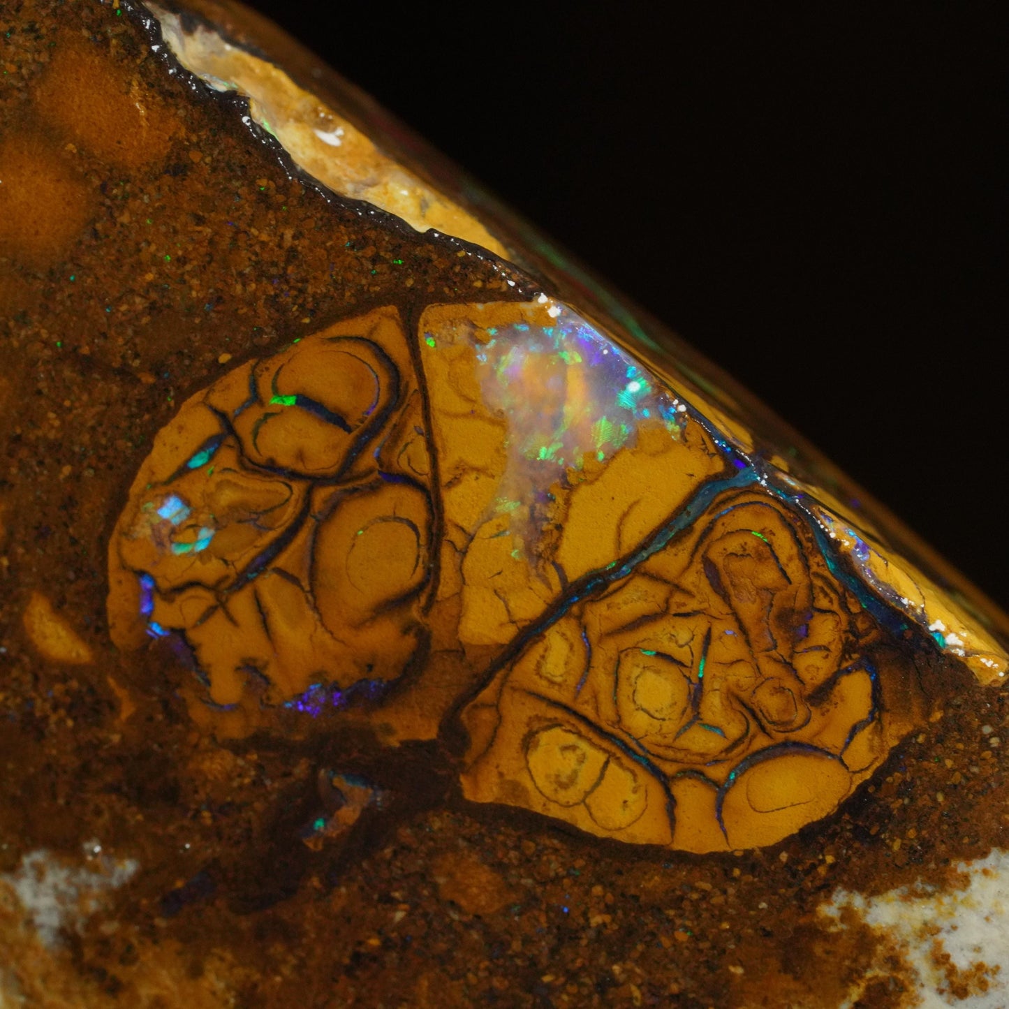 Boulder Opal Slab
