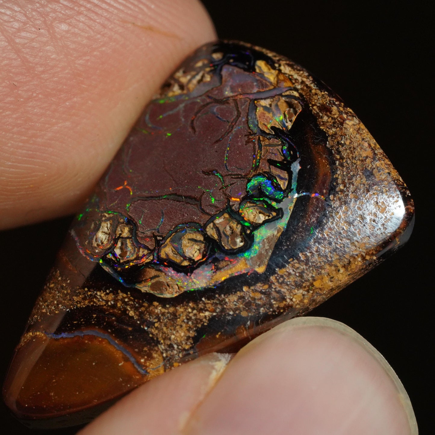 Boulder Opal Cut Stone