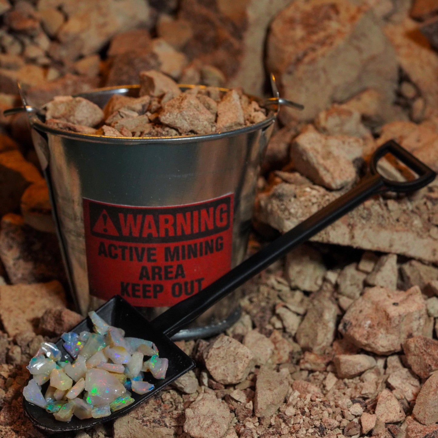 Coober Pedy Opal Paydirt Bucket!