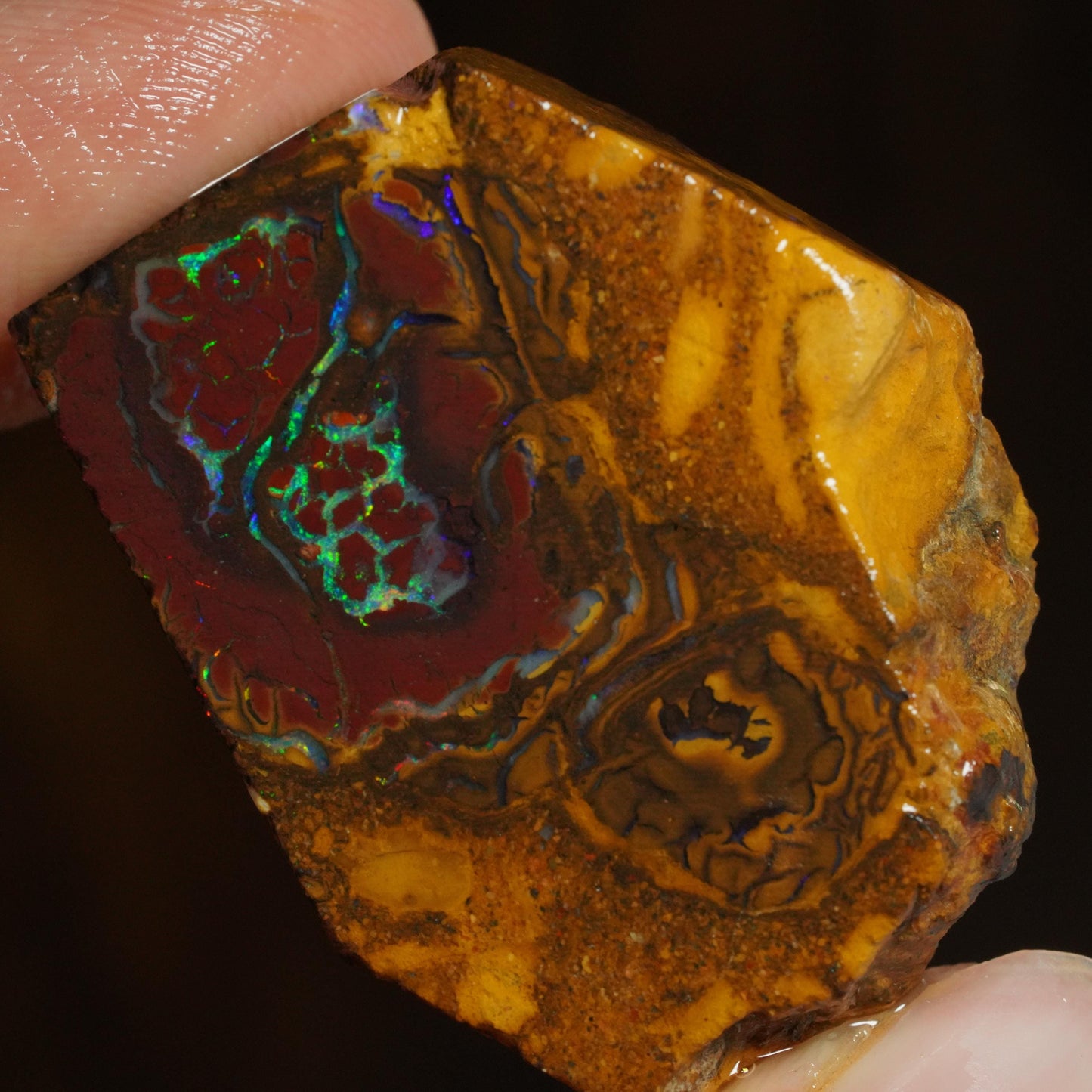 Boulder Opal Slab