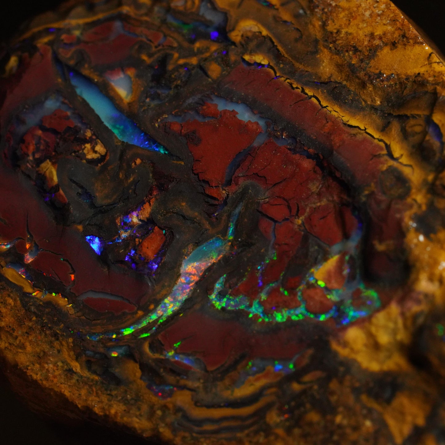 Boulder Opal Slab