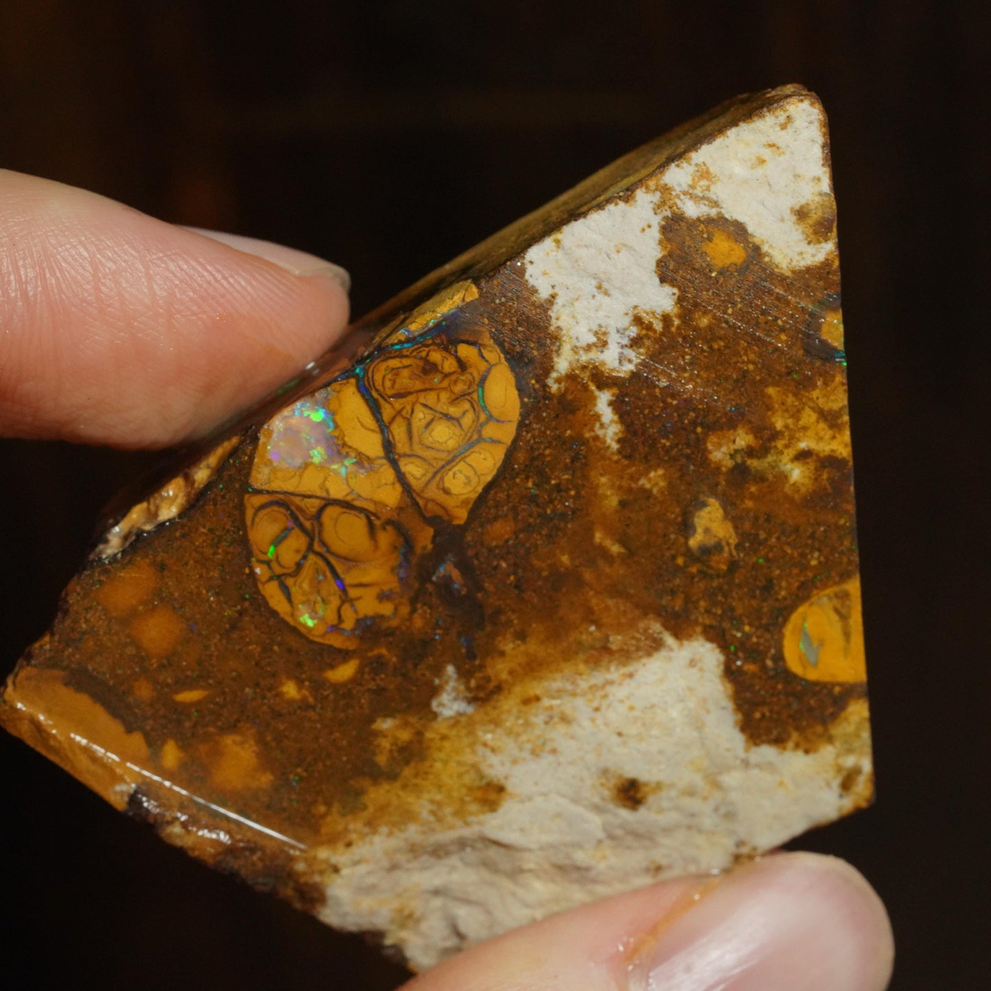 Boulder Opal Slab