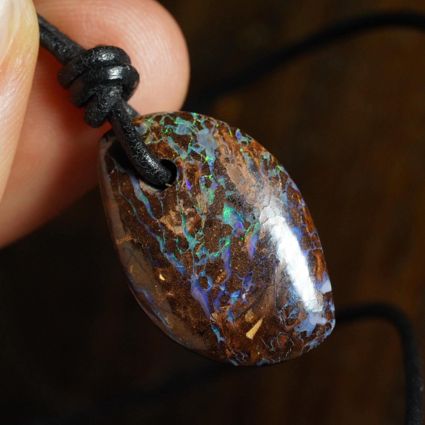 Boulder Opal Pendant