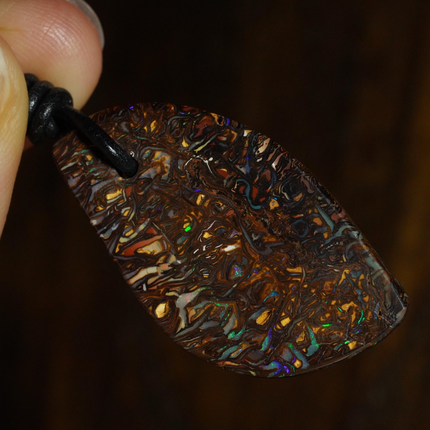 Boulder Opal Pendant