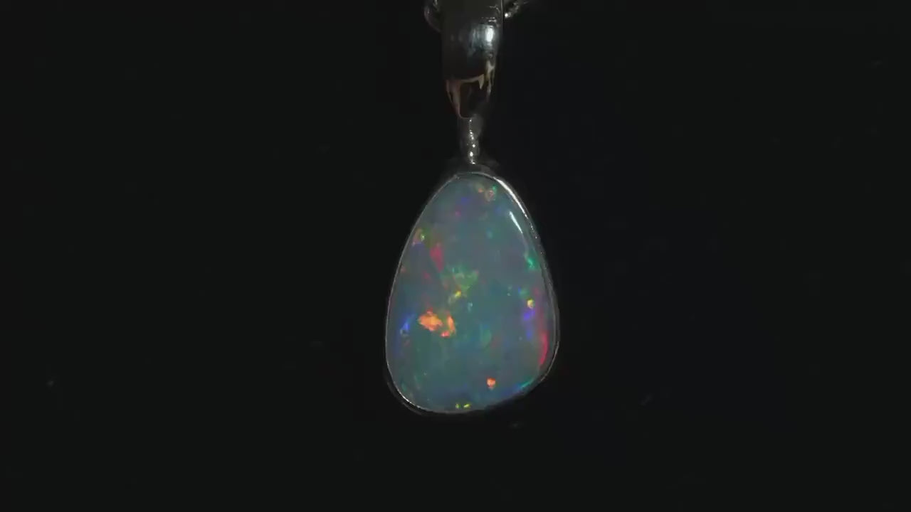 Australian Opal Pendant | Gift For Women October Birthstone
