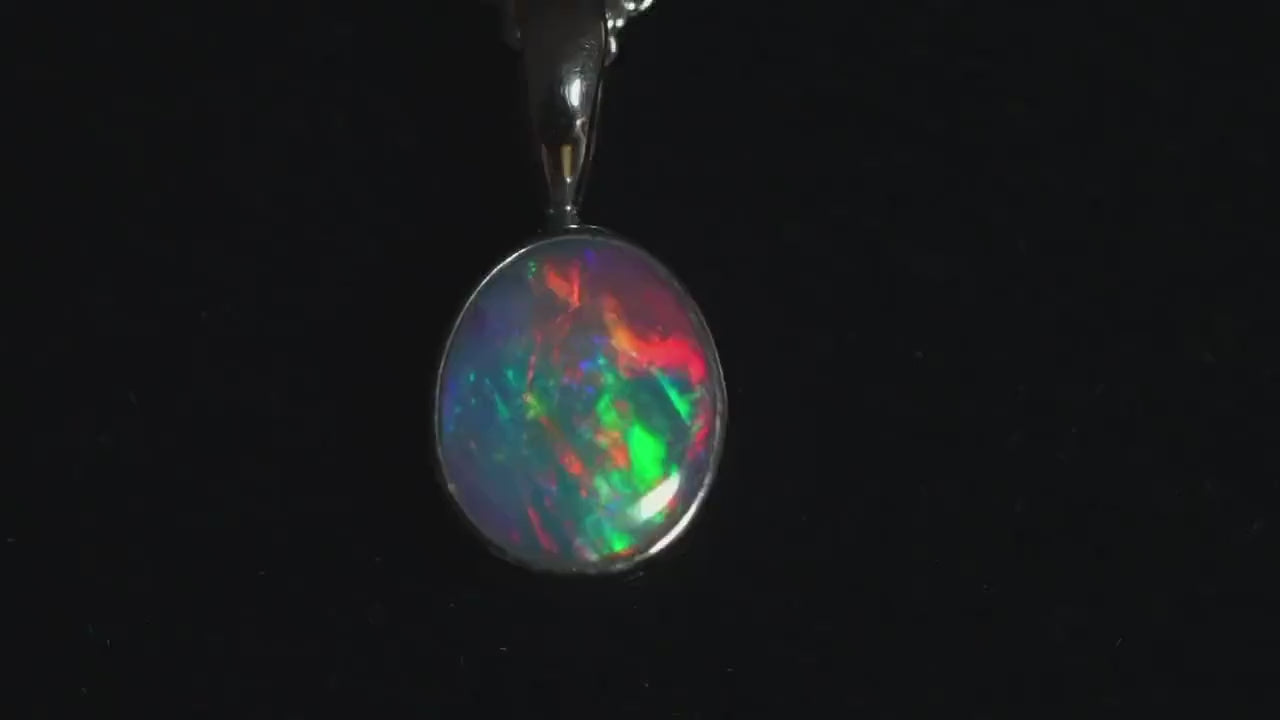 Australian Opal Pendant | Gift For Women October Birthstone