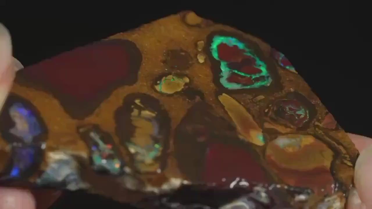Boulder Opal Slab