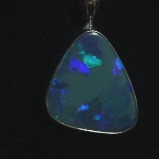Australian Opal Pendant | Gift For Women October Birthstone