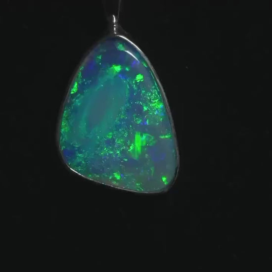 Australian Opal Pendant | Gift For Women October Birthstone