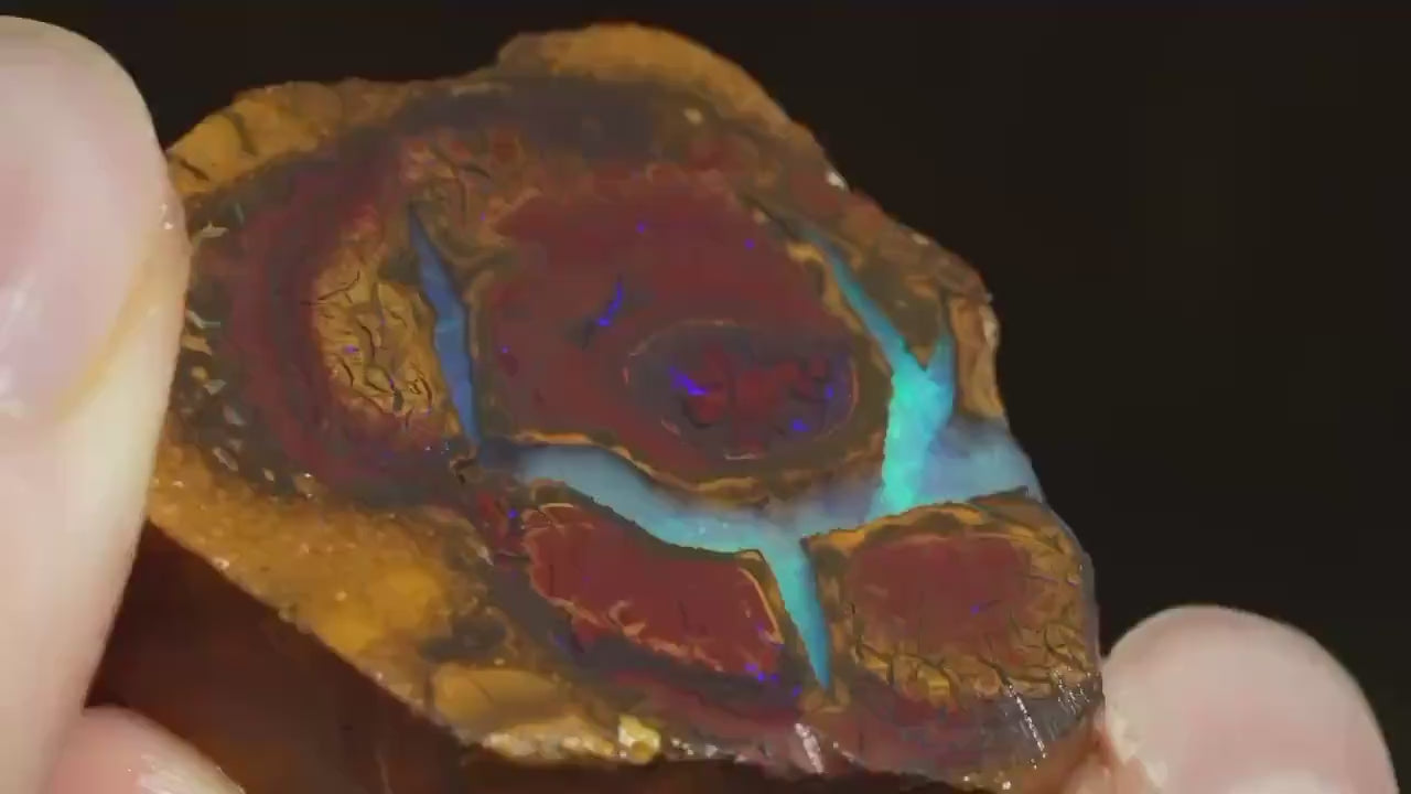 Boulder Opal Slab