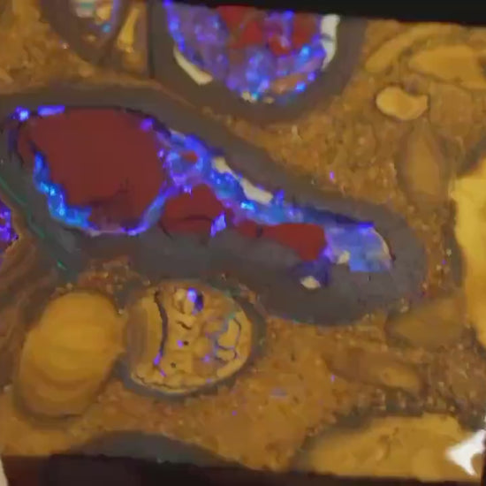 Boulder Opal Slab