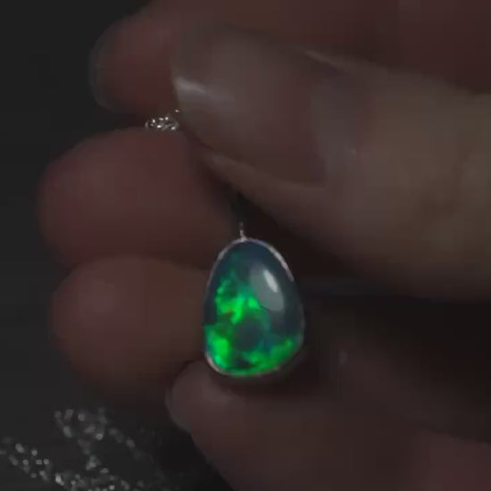 Australian Opal Pendant | Gift For Women October Birthstone