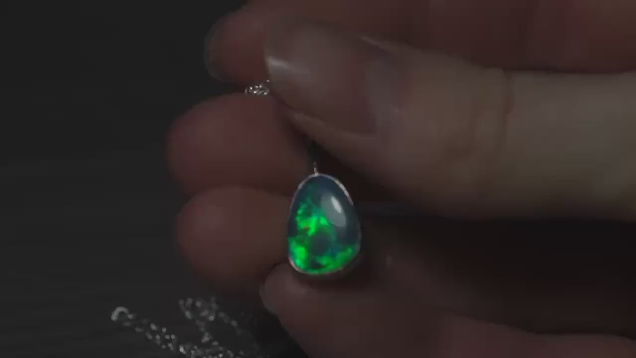 Australian Opal Pendant | Gift For Women October Birthstone