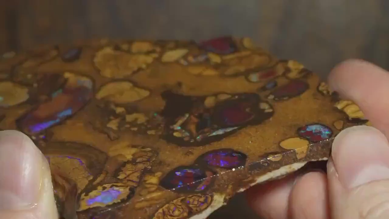 Boulder Opal Slab
