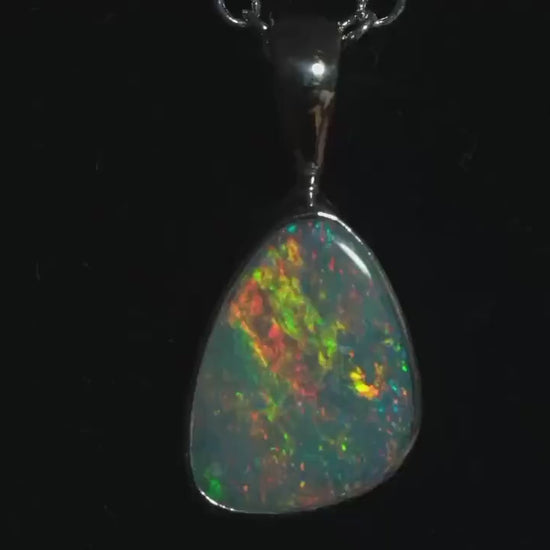 Australian Opal Pendant | Gift For Women October Birthstone