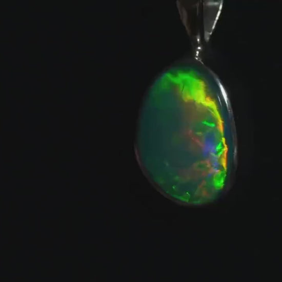 Australian Opal Pendant | Gift For Women October Birthstone