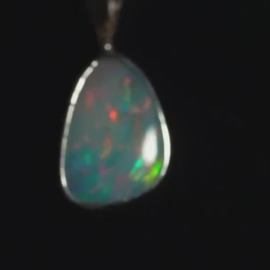 Australian Opal Pendant | Gift For Women October Birthstone