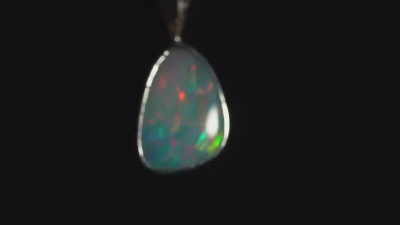 Australian Opal Pendant | Gift For Women October Birthstone
