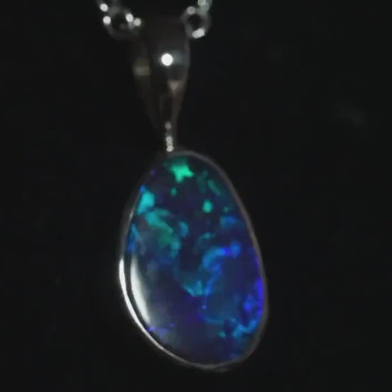 Australian Opal Pendant | Gift For Women October Birthstone