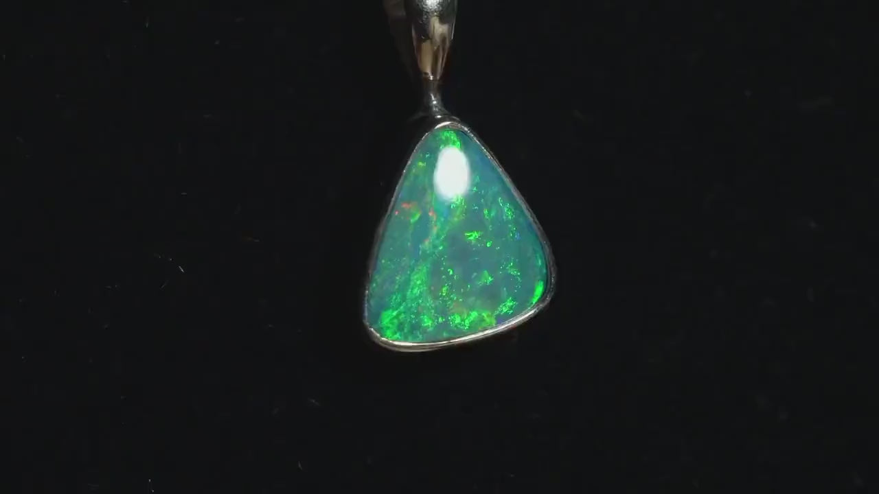 Australian Opal Pendant | Gift For Women October Birthstone