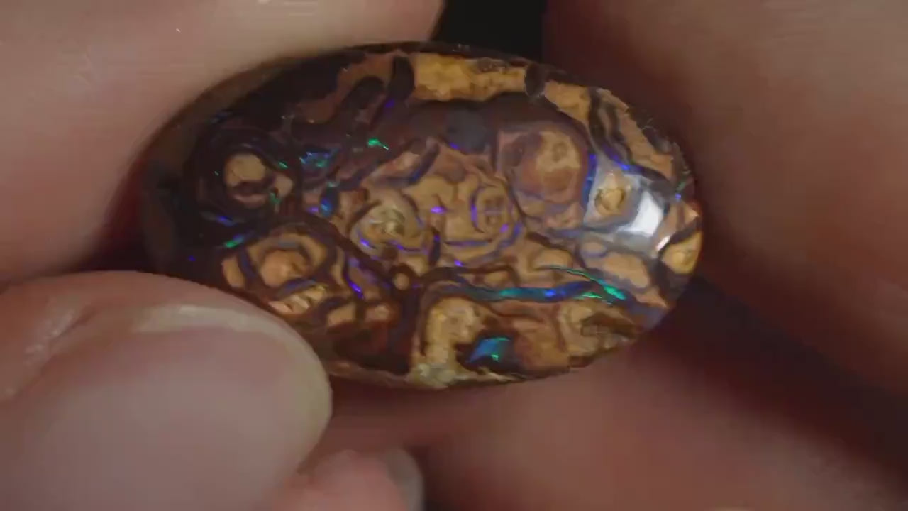 Boulder Opal Cut Stone