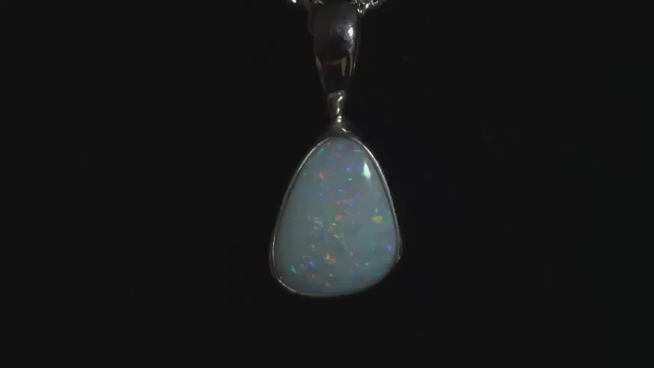 Australian Opal Pendant | Gift For Women October Birthstone